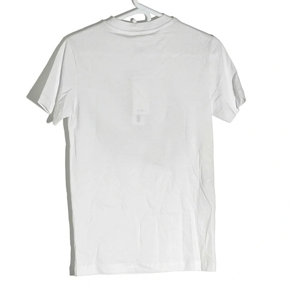 NWT MCQ Alexander McQueen Swallow embroidered patch t-shirt black and white - Picture 5 of 11